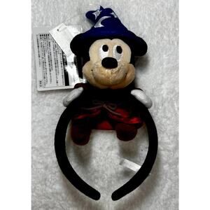 Tokyo Disney Resort Sorcerer Mickey Plush Ears Headband - New with Tags